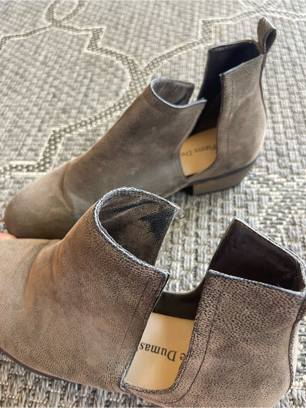 Women’s Pierre Dumas Cutout Ankle Boots - Picture 5 of 6